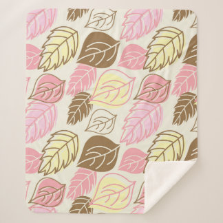 Splendor im Herbst: Nahtloses Muster Sherpadecke