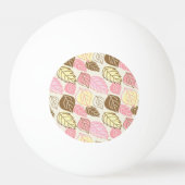 Splendor im Herbst: Nahtloses Muster Tischtennisball (Rückseite)