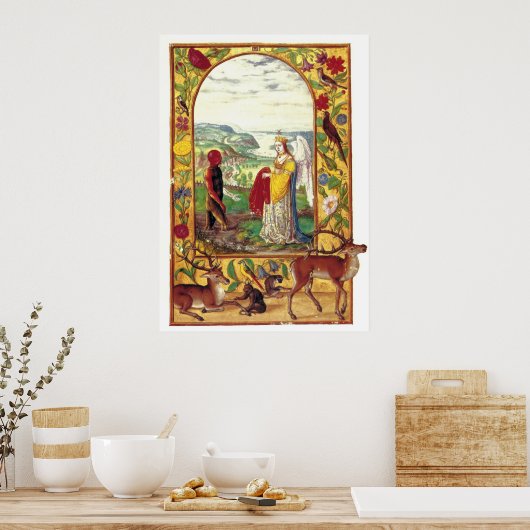 Splendor Solis Manuskript 1598 Nachstellung des So Poster (Küche)