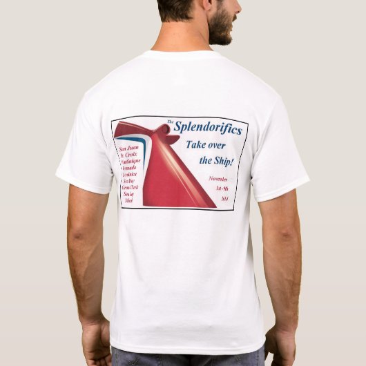 Splendorifics take the ship T-Shirt (Rückseite)