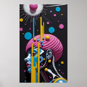 Splicing in the Future - Ken Gage Art Poster