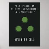 Splinter Cell Sam Fisher Poster (Vorne)