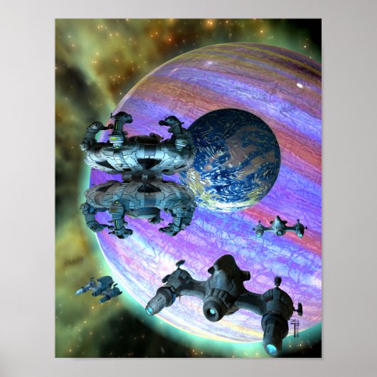 Splinterpermutationen V 2.1 (11"x14") Art Print Poster (Vorne)