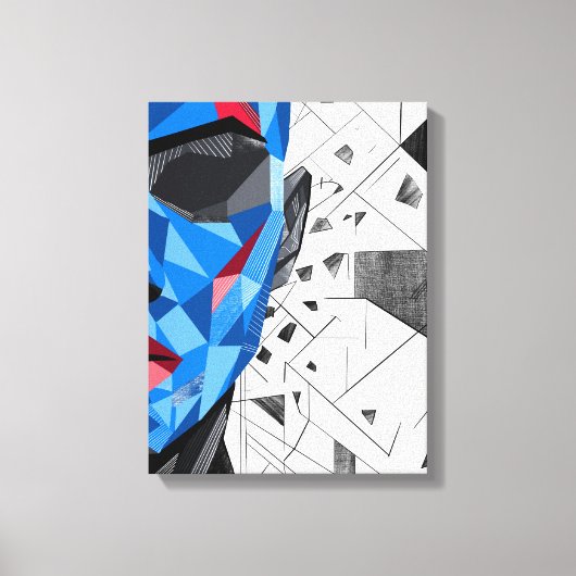Splinters II – Fragmentierte Identität Kunst Leinwanddruck (Vorderseite)