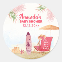 Splish Splash Aloha Surfbrett Strand Baby Shower 