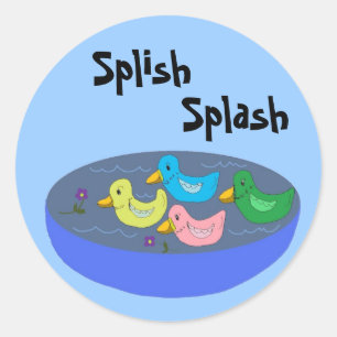 Splish Splash - Aufkleber