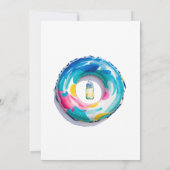 Splish Splash Baby Bash Summer Baby Dusche Einladung (Rückseite)