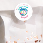 Splish Splash Baby Bash Summer Baby Dusche Willkom Runder Aufkleber