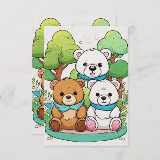 Splish Splash Bash! Einladung (Vorne/Hinten)