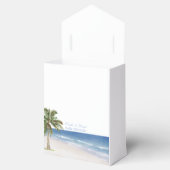 Splish Splash Beach Baby Shower Favor Box Geschenkschachtel (Geöffnet)