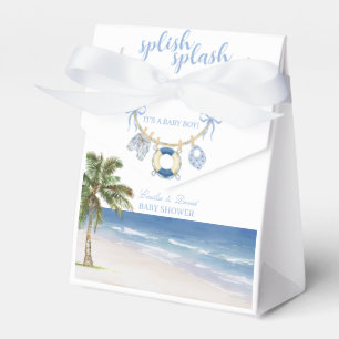 Splish Splash Beach Baby Shower Geschenkbox Geschenkschachtel