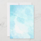 Splish Splash Birthday Bash Girl Pool Party Einladung (Rückseite)