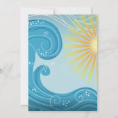 Splish Splash Birthday Bash Party Einladung (Rückseite)