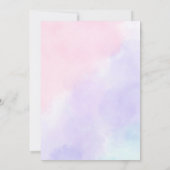 Splish Splash Es ist ein Mermaid Bash-Einladung Einladung (Rückseite)