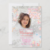 Splish Splash FOAM Party Geburtstag Einladung (Vorderseite)