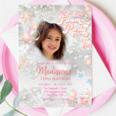 Splish Splash FOAM Party Geburtstag Einladung