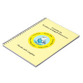 Splish Splash funny summer Seagull vacation memory Notizblock (Linke Seite)