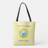 Splish Splash funny summer Seagull vacation Tasche (Rückseite)