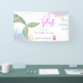 Splish splash Geburtstagsjause Banner (Messe)