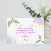 Splish splash Geburtstagsjause Dankeskarte (Stehend Vorderseite)