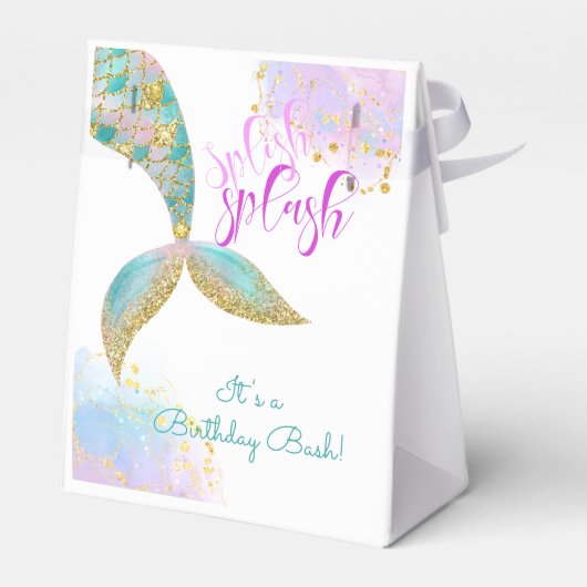 Splish splash Geburtstagsjause Geschenkschachtel (Rückseite)