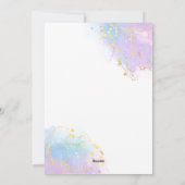 Splish splash Geburtstagskarte Feiertagskarte (Rückseite)