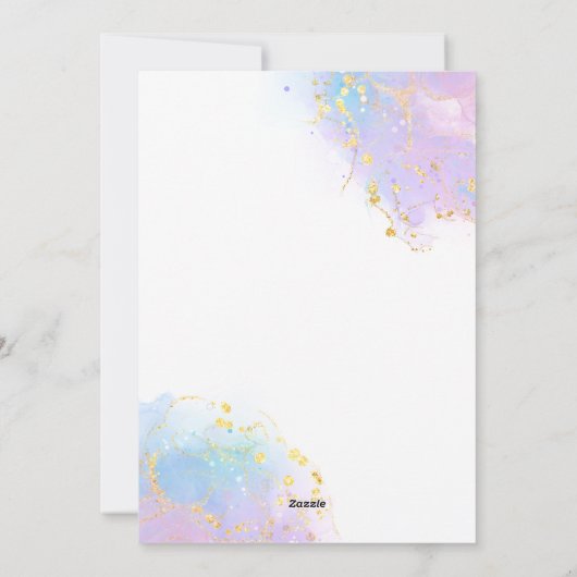 Splish splash Geburtstagskarte Feiertagskarte (Rückseite)