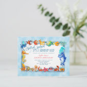 Splish Splash Girl Einzigartiger Achter Pool Gebur Postkarte (Stehend Vorderseite)