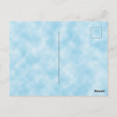 Splish Splash Girl Einzigartiger Achter Pool Gebur Postkarte (Rückseite)