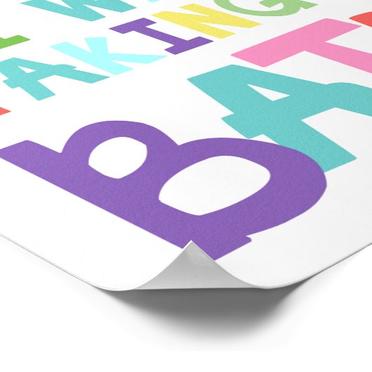 Splish Splash ich nahm ein Bad. Poster (Ecke)