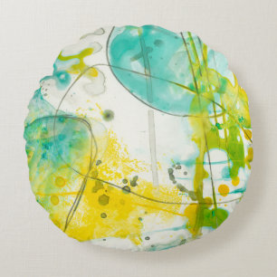 Splish Splash II Rundes Kissen