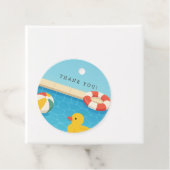 Splish Splash ist ein Baby Bash Baby Shower Geschenkanhänger (Beispiel)