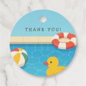 Splish Splash ist ein Baby Bash Baby Shower Geschenkanhänger (Vorderseite)