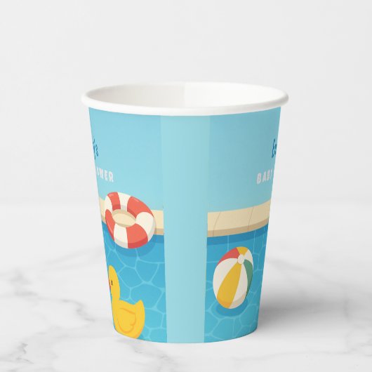 Splish Splash ist ein Baby Bash Baby Shower Pappbecher (Links)