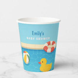 Splish Splash ist ein Baby Bash Baby Shower Pappbecher