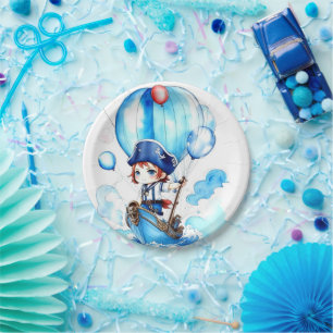 Splish Splash Joy: Nautical Theme Boy Baby Shower Pappteller