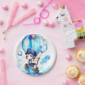 Splish Splash Joy: Nautical Theme Boy Baby Shower Pappteller (Party)