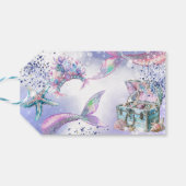 Splish splash magische Meerjungfrau Geburtstagsbas Geschenkanhänger (Rückseite Horizontal)