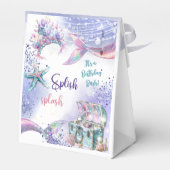 Splish splash magische Meerjungfrau Geburtstagsbas Geschenkschachtel (Rückseite)