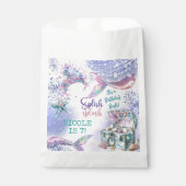 Splish splash magische Meerjungfrau Geburtstagsbas Geschenktütchen (Vorderseite)