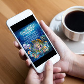 Splish Splash Mermaid 1. Geburtstag Bash Einladung