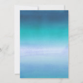 Splish Splash Mermaid Bash Birthday Einladung (Rückseite)