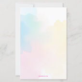 Splish Splash Mermaid Bash Birthday Party (Rückseite)