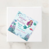 Splish Splash Mermaid Bash Lila Danke Geschenkanhänger (Beispiel)