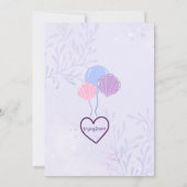 Splish Splash Mermaid Birthday Bash Einladung (Rückseite)