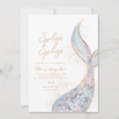 Splish Splash Mermaid Birthday Einladung (Vorderseite)
