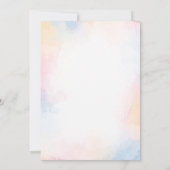 Splish Splash Mermaid Birthday Einladung (Rückseite)