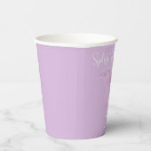 Splish Splash Mermaid Birthday Paper Cups Pappbecher (Rechts)