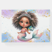 Splish Splash Mermaid Party Birthday Gästebuch (Rückseite)