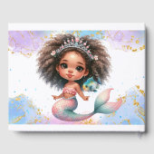 Splish Splash Mermaid Party Birthday Gästebuch (Rückseite)